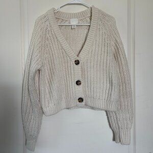 Chunky knit cardigan